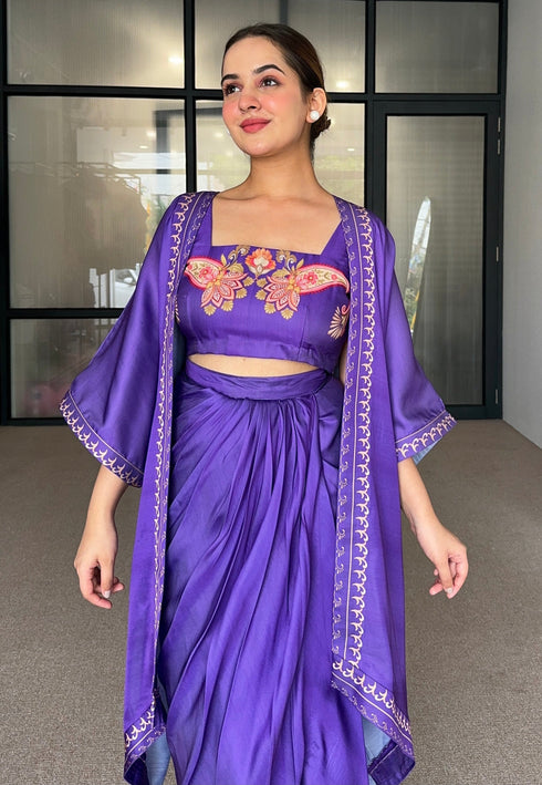 Purple Festive Fusion Set